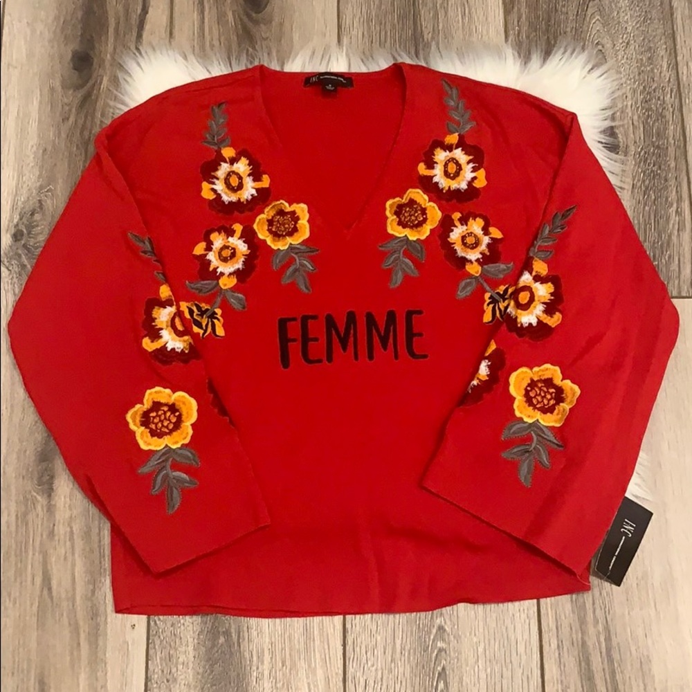International Concepts V Neck Sweater